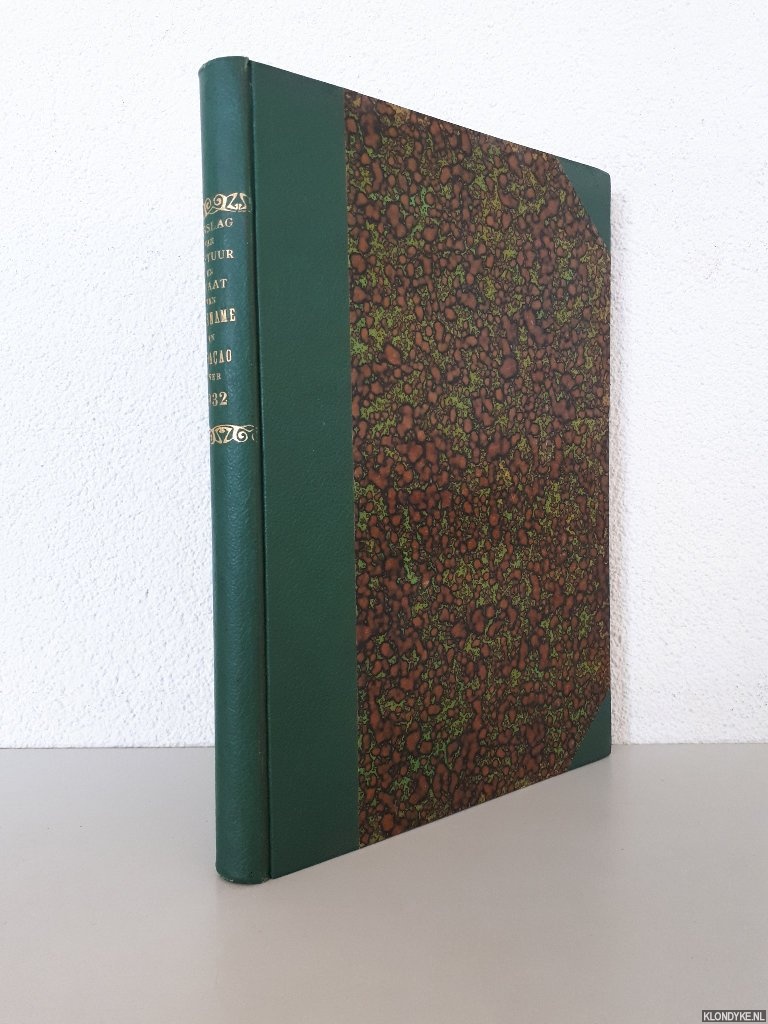 Diverse auteurs - Surinaamsch Verslag 1933 (2 delen); Curaaosch Verslag 1933 (2 delen)