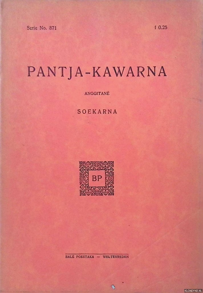 Soekarna - Pantja-Kawarna anggitan Soekarna