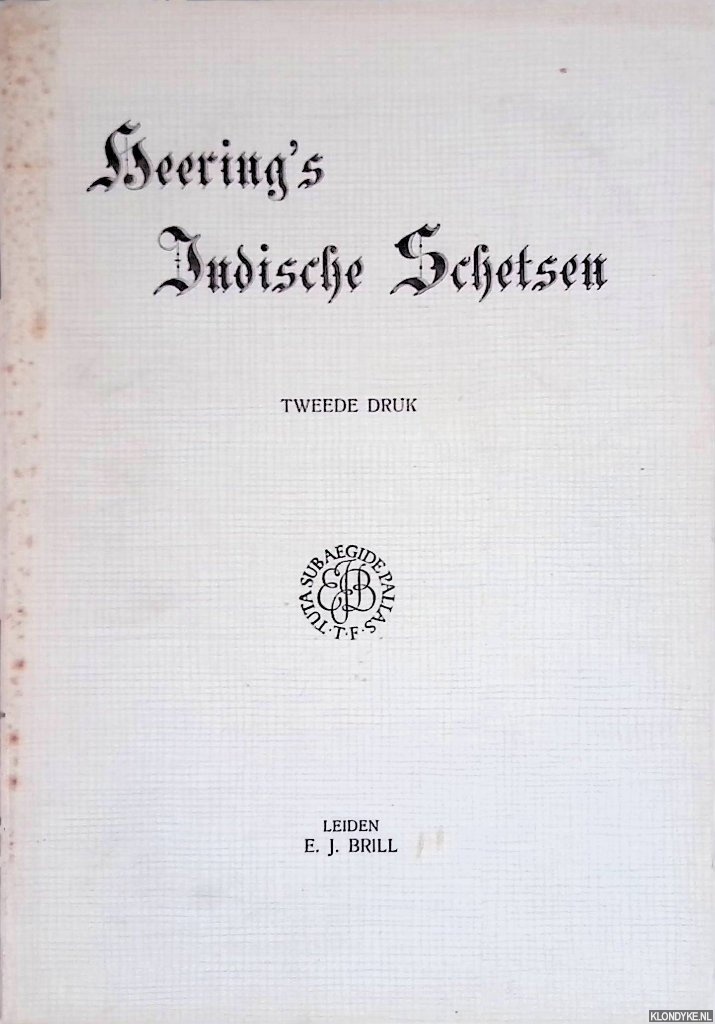 Heering, P. - Indische schetsen