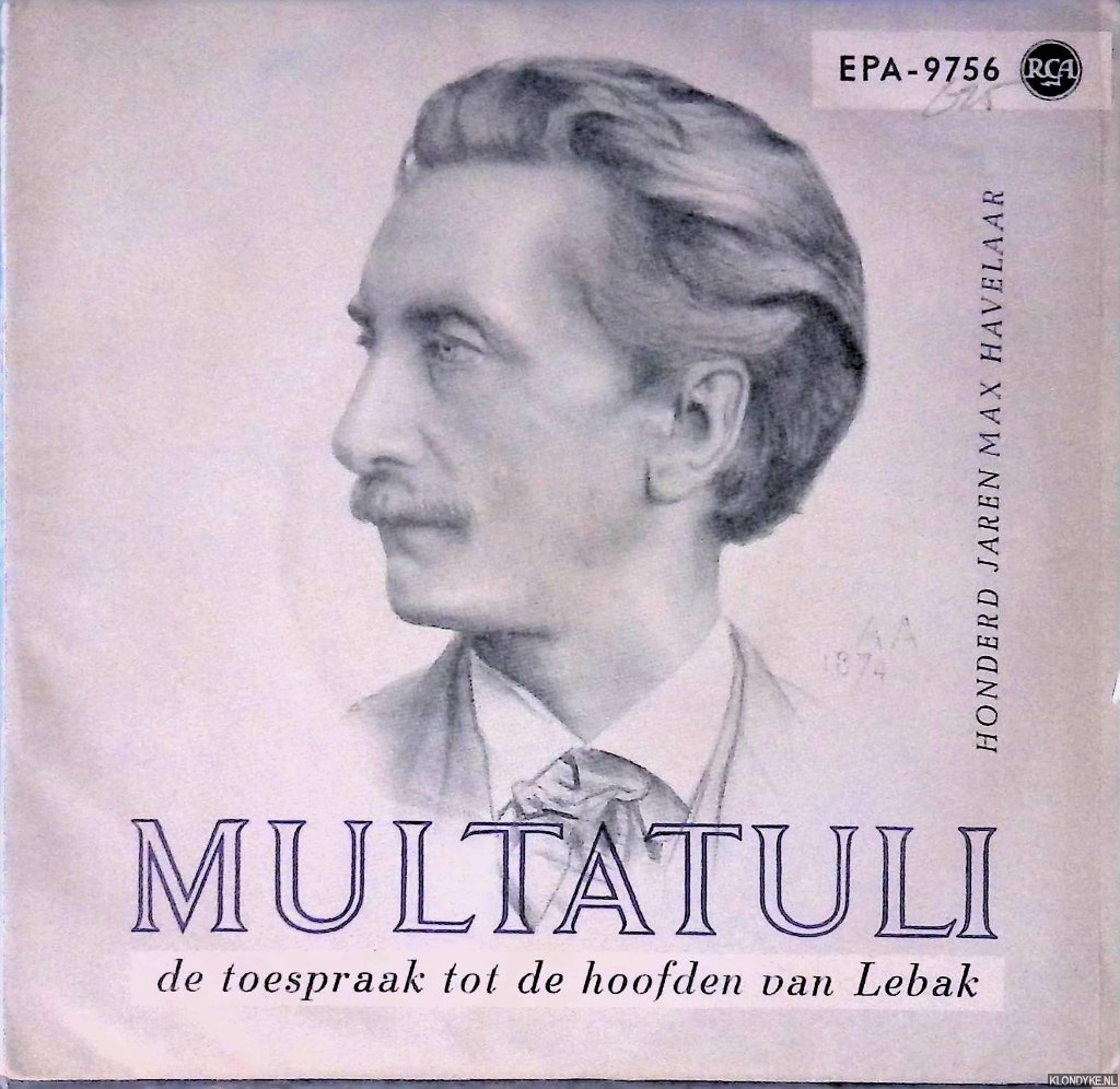 Multatuli - De toespraak tot de hoofden van Lebak (vinyl single)
