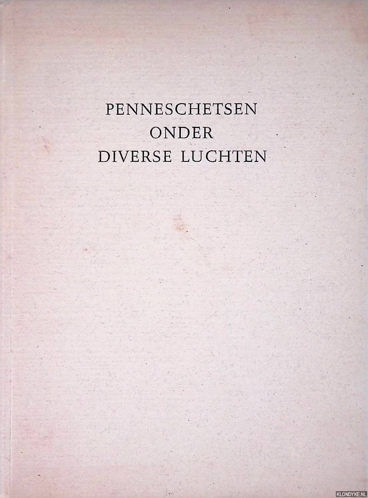 Lelyveld, Th.B. van - Penneschetsen