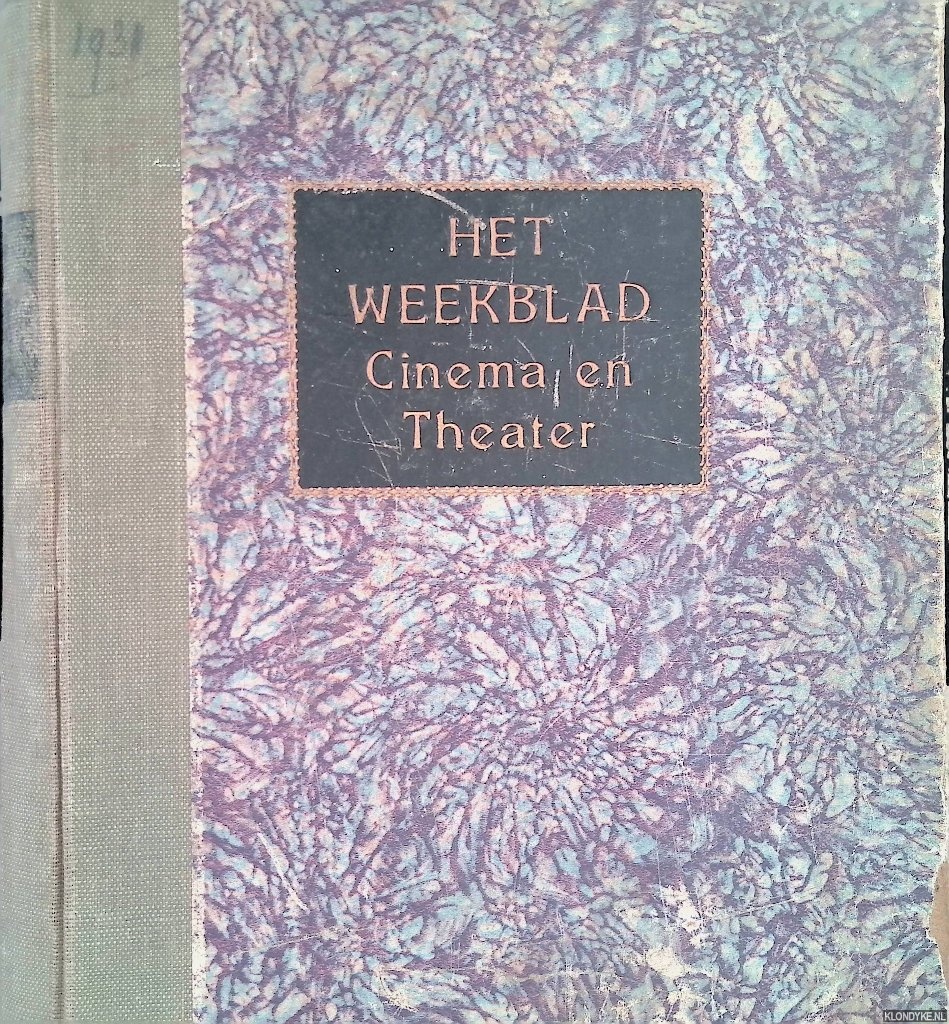 Diverse auteurs - Cinema en theater (1931)