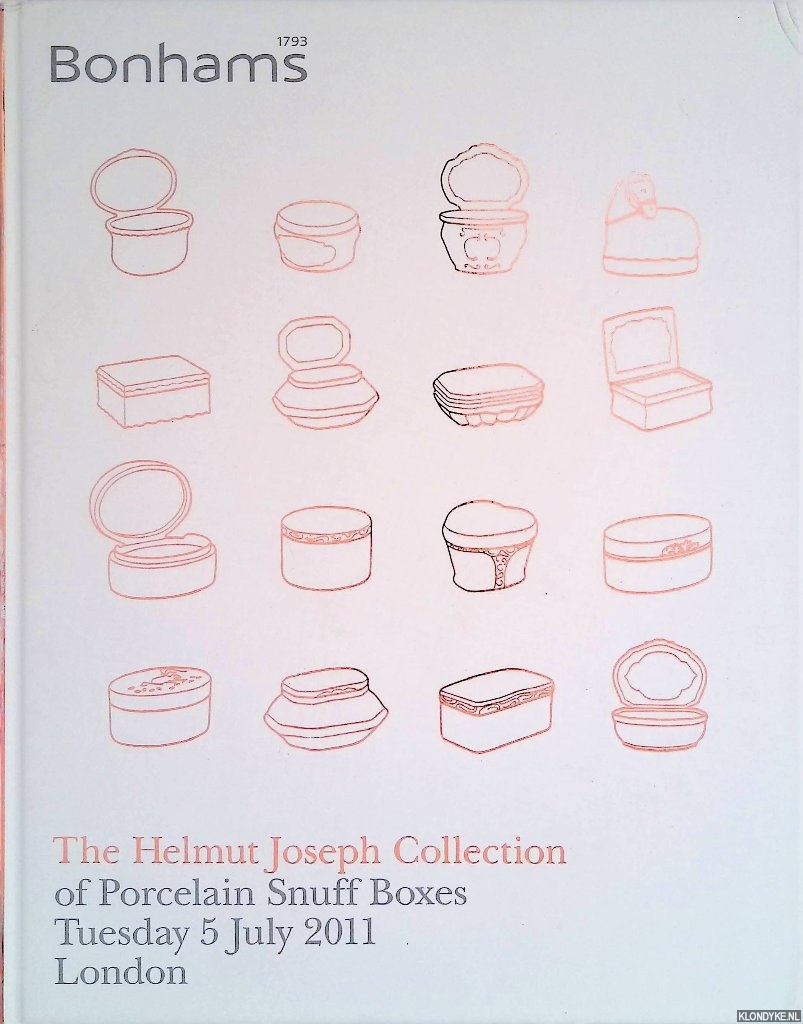 Various - Bonhams London: The Helmut Joseph Collection of Porcelain Snuff Boxes - 5 July 2011