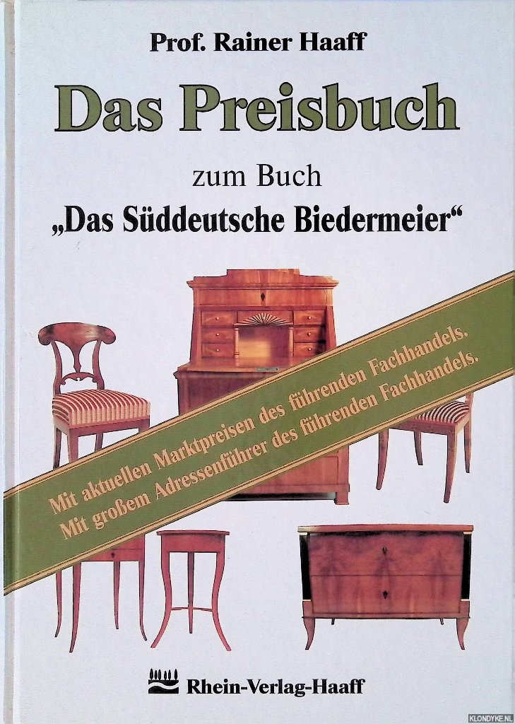 Haaff, Rainer - Das Preisbuch zum Buch 