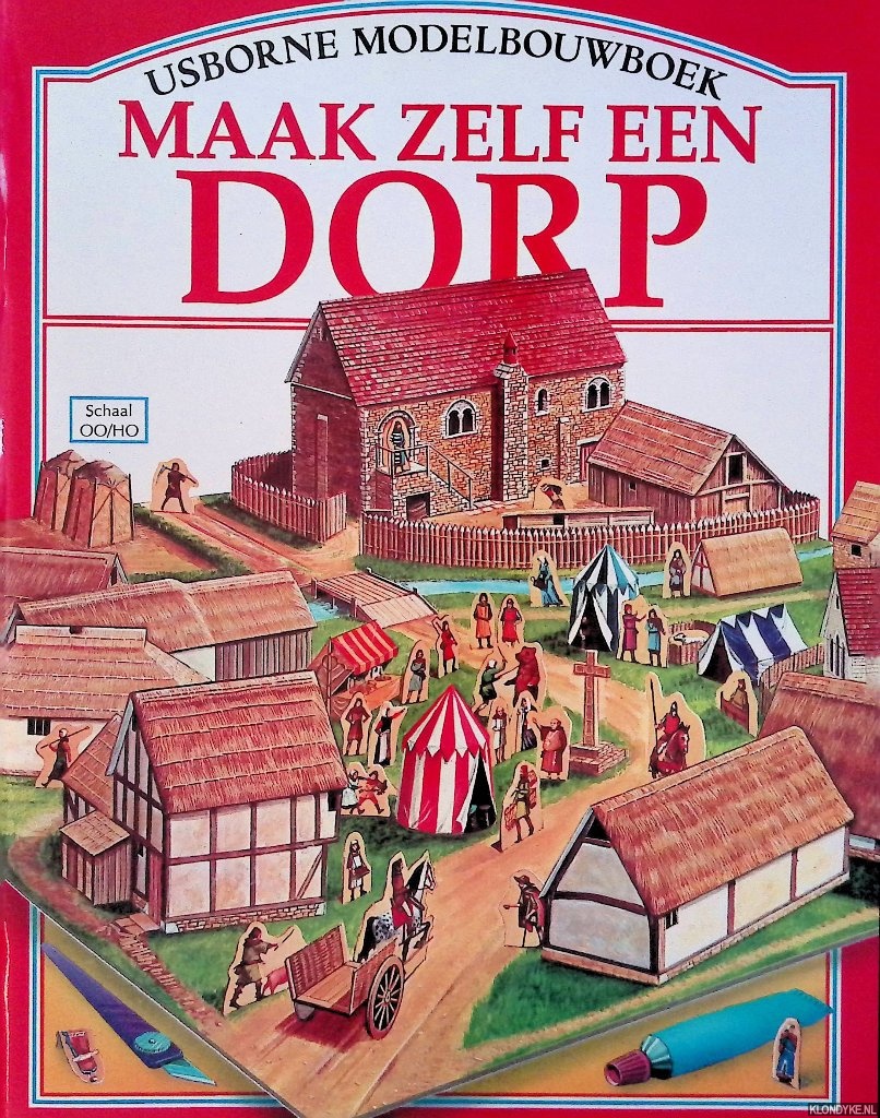 Post, Maaike (vertaling) - Usborne modelbouwboek: maak zelf een dorp