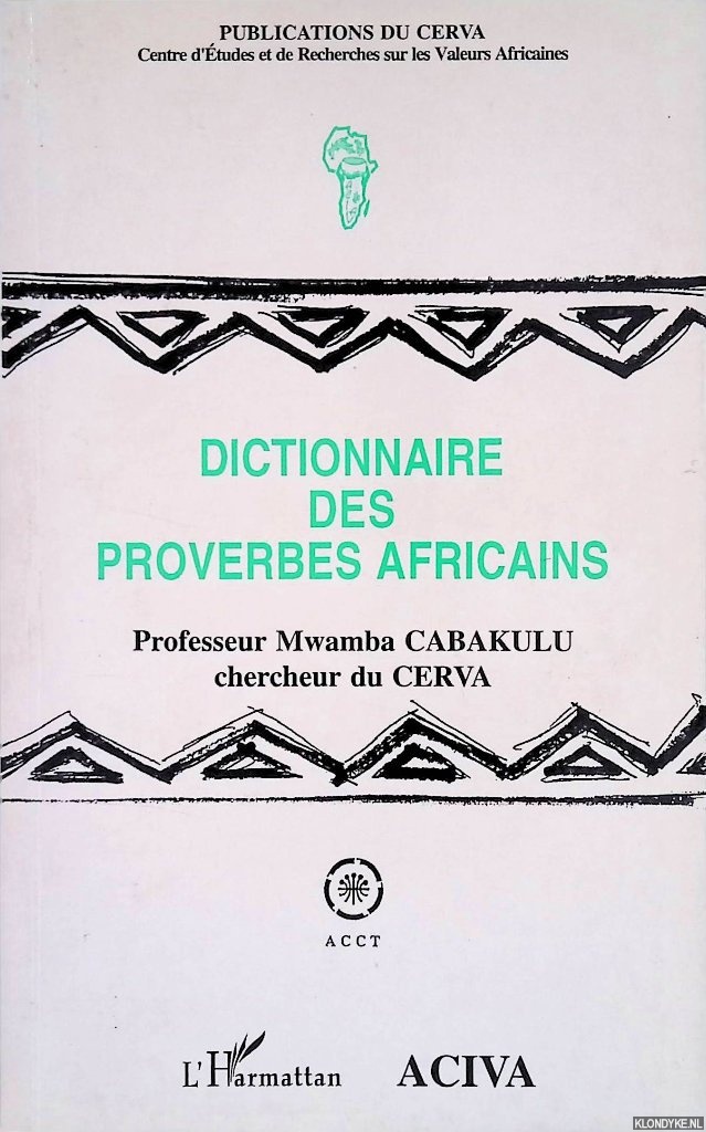 Cabakulu, Mwamba - Dictionnaire des proverbes africains