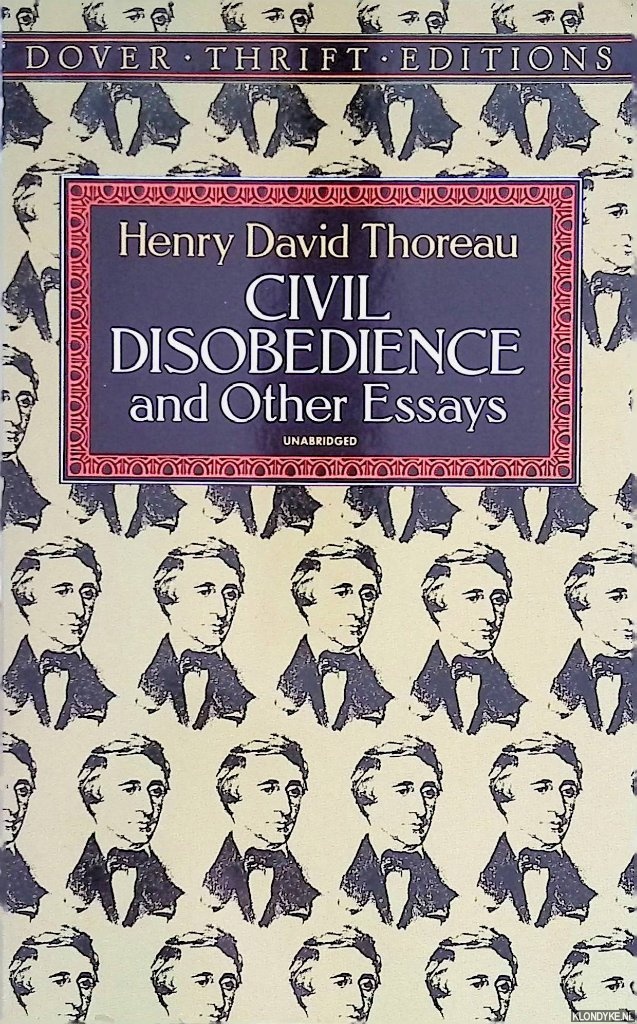 Thoreau, Henry David - Civil disobedience