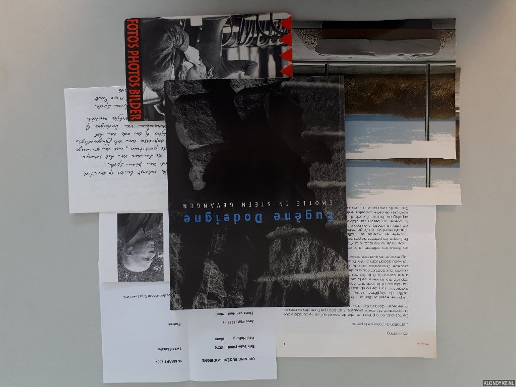 Scholten, Theo & Paul Hefting - Eugne Dodeigne: emotie in steen gevangen *with SIGNED letter*