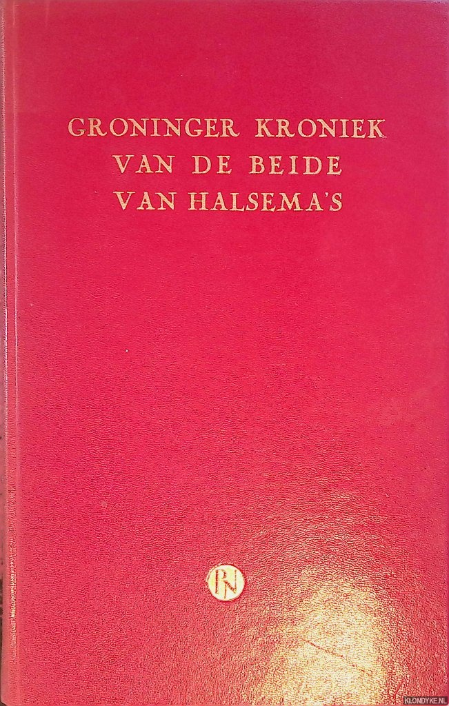 Halsema, W.D. van - Groninger kroiek van de beide Halsema's