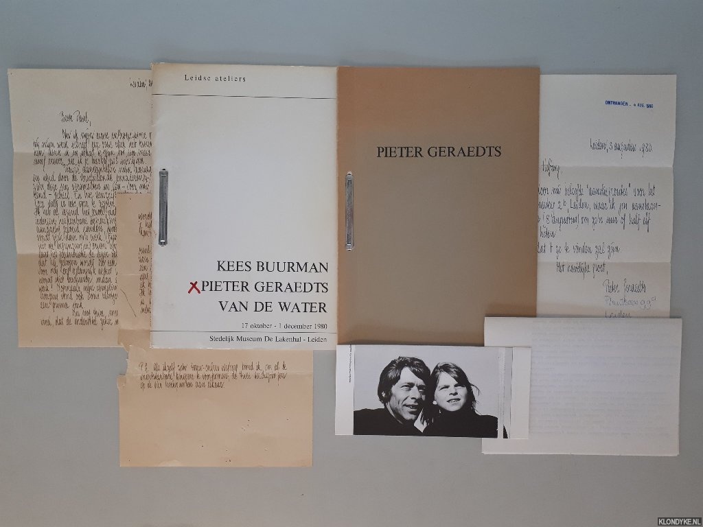 Hefting, Paul - Leidse ateliers: Pieter Geraedts *met GESIGNEERDE brief*