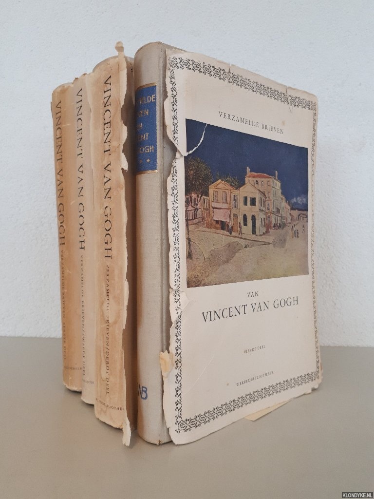 Gogh-Bonger, J. van (Uitgegeven en toegelicht door zijn schoonzuster) - Verzamelde brieven van Vincent van Gogh (4 delen)