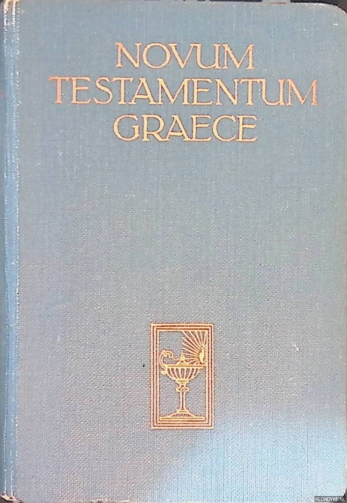 Nestle, Eberhard (curavit) - Novum Testamentum Graece