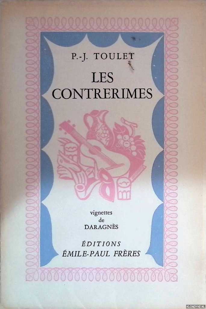 Toulet, P.-J. & Daragns (vignettes de) - Les contrerimes