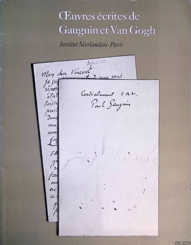 Gorter, Sadi de (avant-propos) - Oeuvres crites de Gauguin et Van Gogh