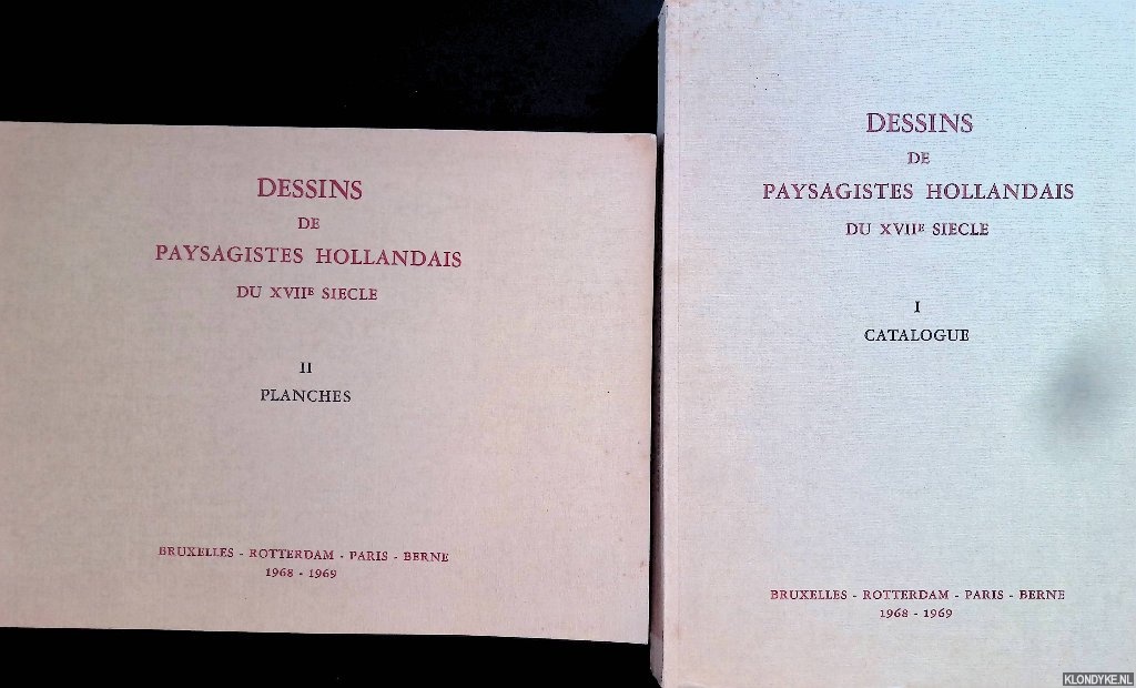 Hasselt, Carlos van - Dessins de paysagistes hollandais du XVIIe sicle de la collection particulire conserve  l'Institut Nerlandais de Paris (2 volumes)