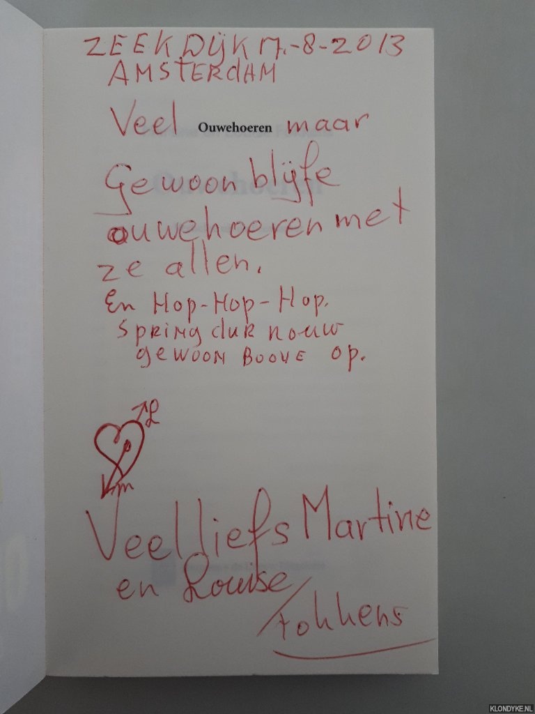 Fokkens, Martine & Louise Fokkens - Ouwehoeren: verhalen uit de peeskamer *GESIGNEERD*
