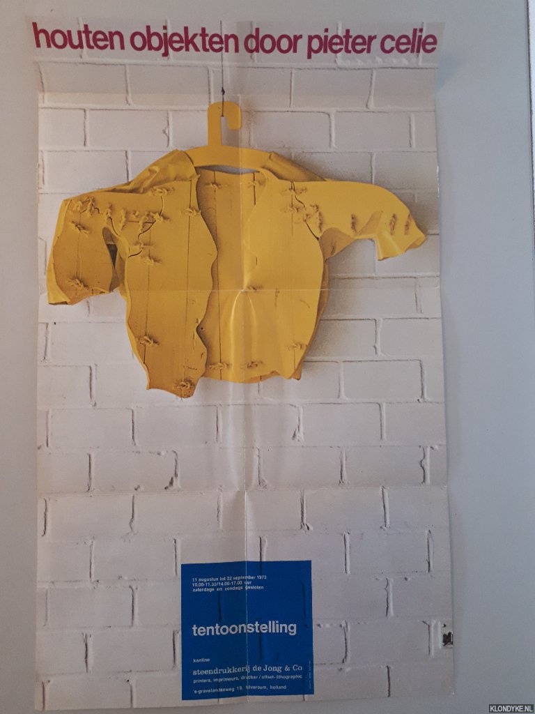 Brattinga, Pieter (ontwerp) - Houten objekten door Pieter Celie, tentoonstelling