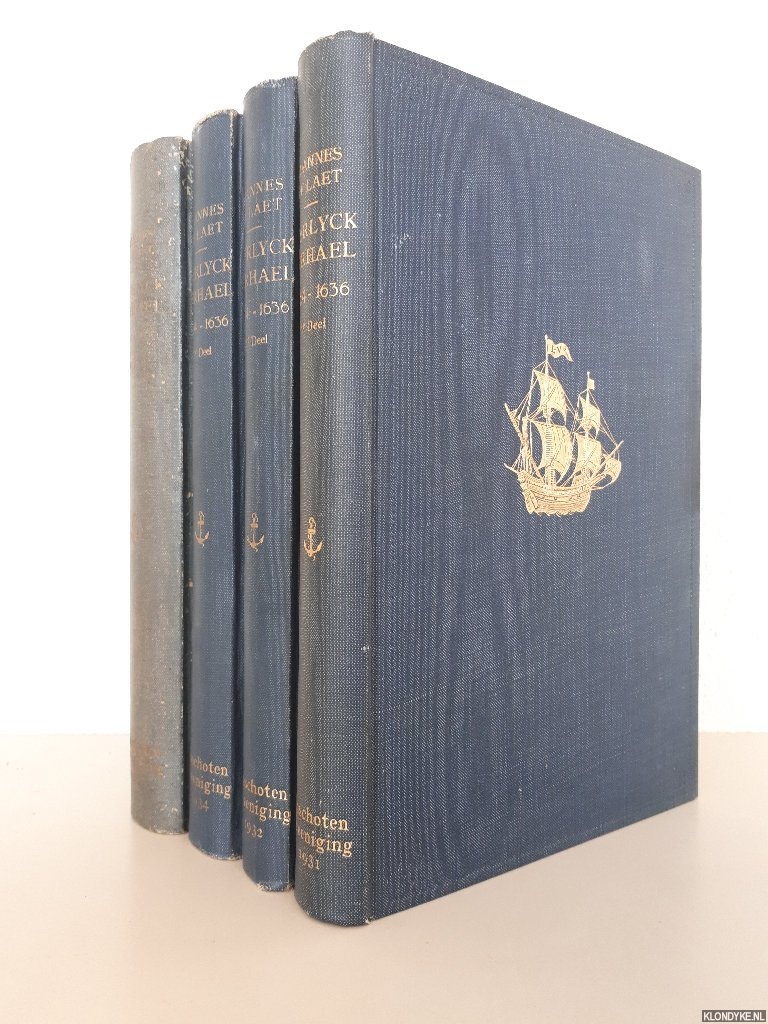 Naber, S.P. L'Honor - Iaerlyck verhael van de verrichtinghen der geoctroyeerde West-Indische Compagnie, in derthien boeken 1624-1636 (4 delen)