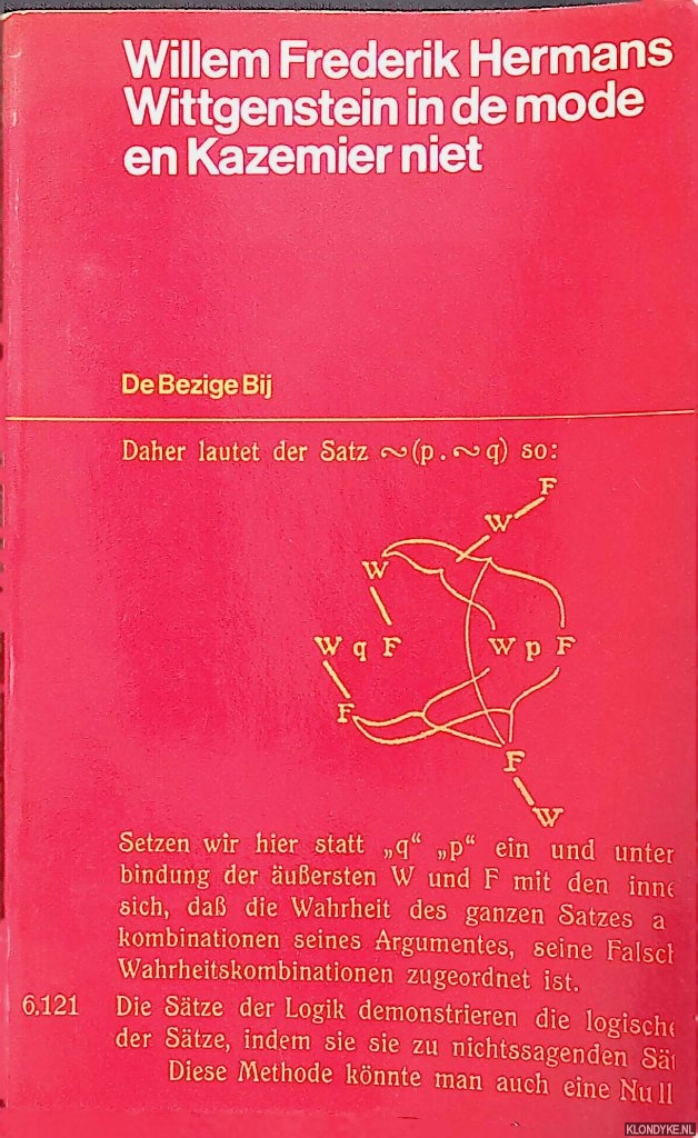 Hermans, Willem Frederik - Wittgenstein in de mode en Kazemier niet