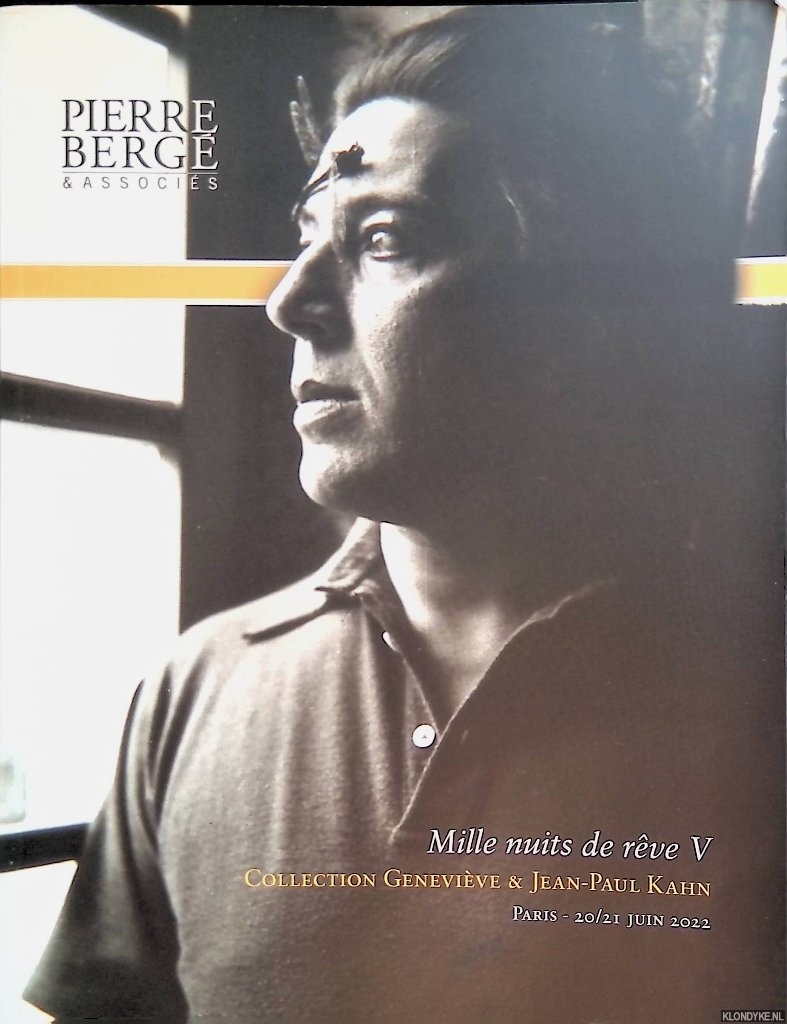 Luiggi, Philippe (expert) - Pierre Berg & Associs Paris: Mille nuits de rve V: collection Genevive & Jean-Paul Kahn
