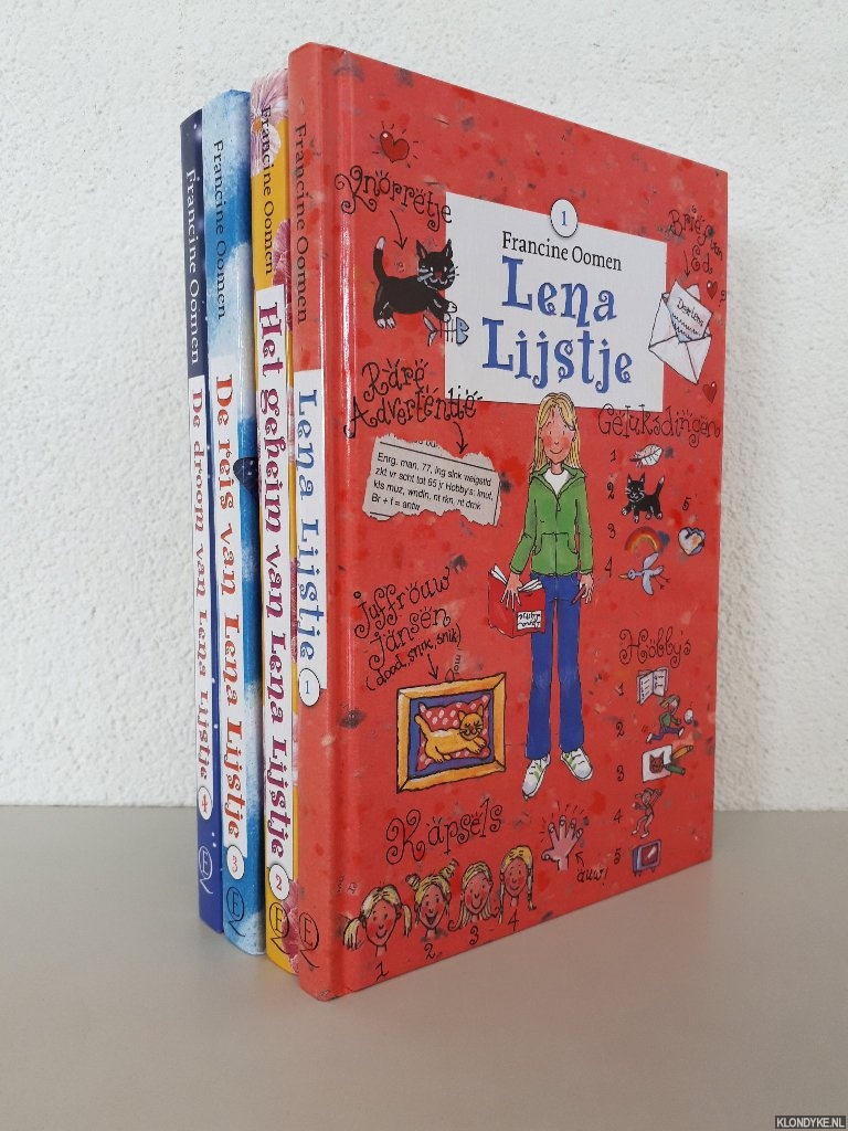 Oomen, Francine - Lena Lijstje: 1) Francine Oomenl 2) Het geheim van Lena Lijstje; 3) De reis van Lena Lijstje; 4) De droom van Lena Lijstje