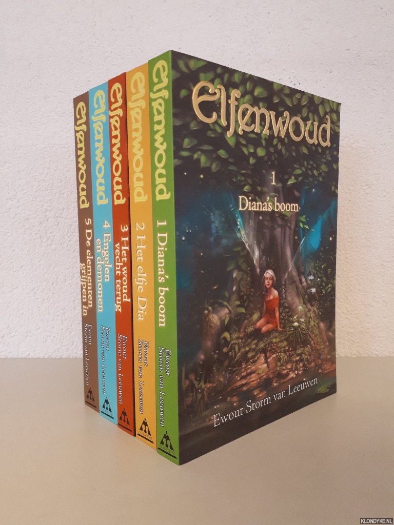 Storm van Leeuwen, Ewout - Elfenwoud: 1) Diana's boom; 2) Het elfje Dia; 3) Het woud vecht terug; 4) Engel en demonen; 5) De elementen grijpen in (5 delen)