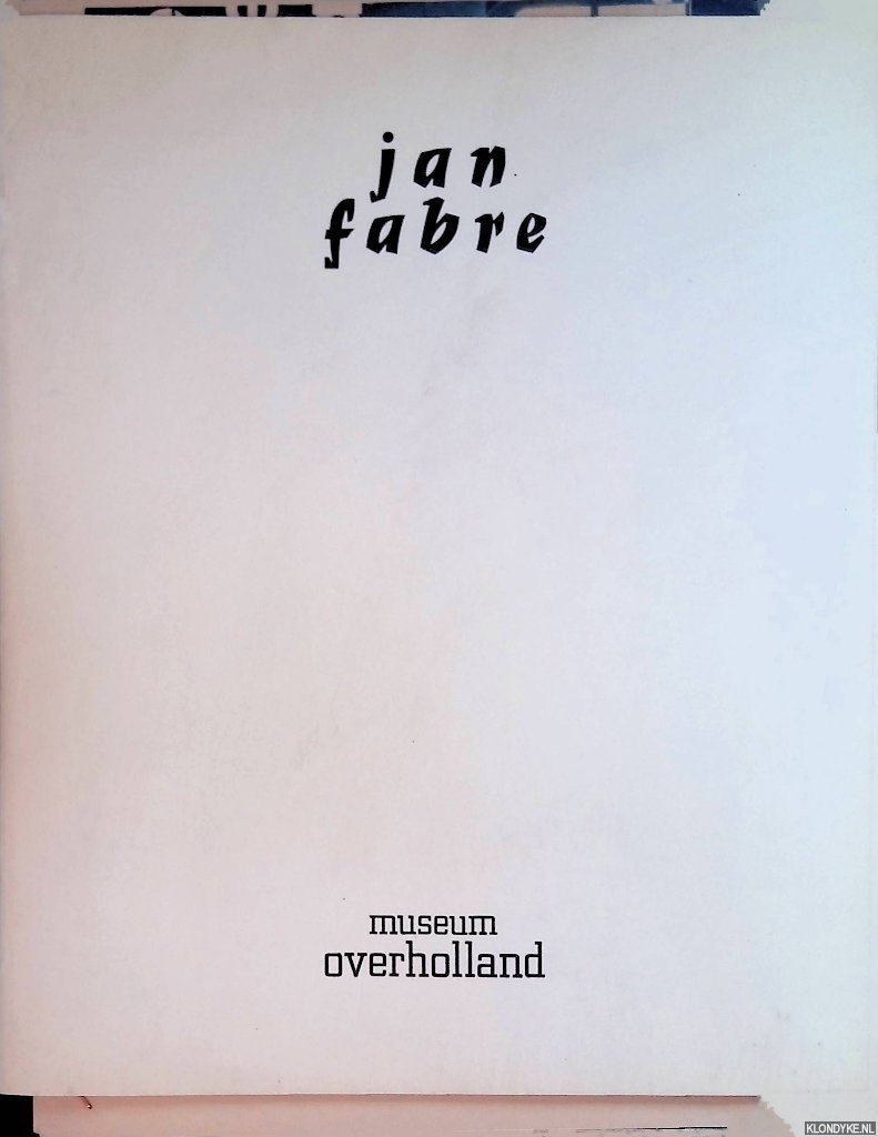 Verschaffel, Bart - Jan Fabre