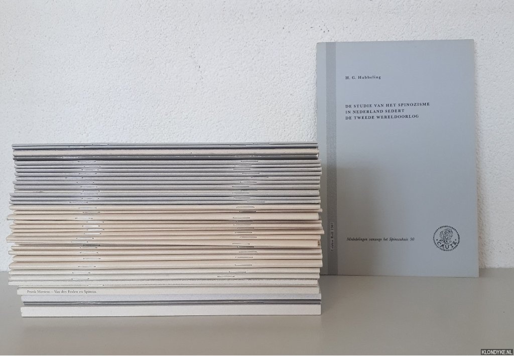 Hubbeling, H.G. - en anderen - Mededeling vanwege het Spinozahuis (37 afleveringen) + 5 andere uitgaven van het Spinozahuis