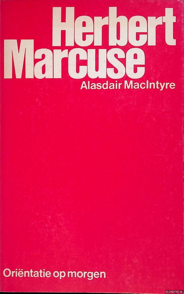 MacIntyre, Alasdair - Herbert Marcuse
