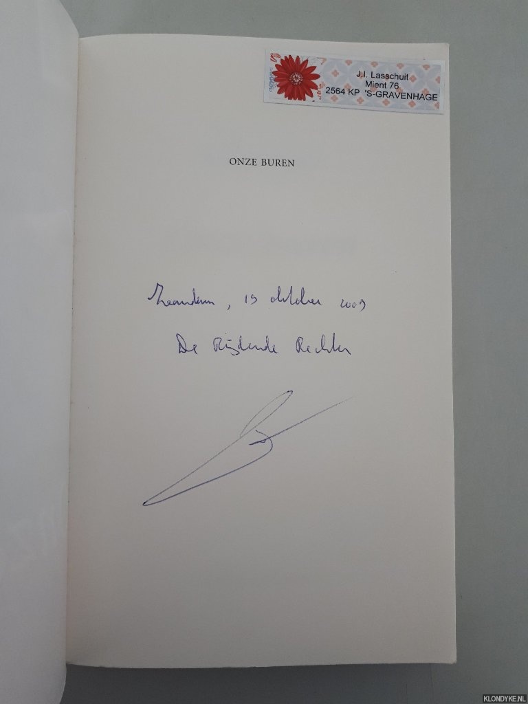Visser, Frank - Onze buren *GESIGNEERD*