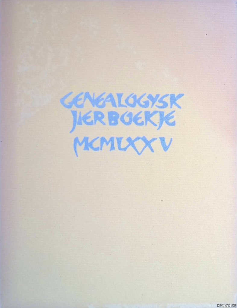 Bierma, H. - en anderen - Genealogysk Jierboekje 1975 (nr. 488)