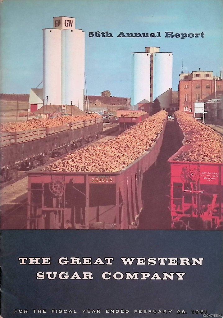 Kemp, Frank A. (foreword) - The Great Western Sugar Company - 56th Annual Report