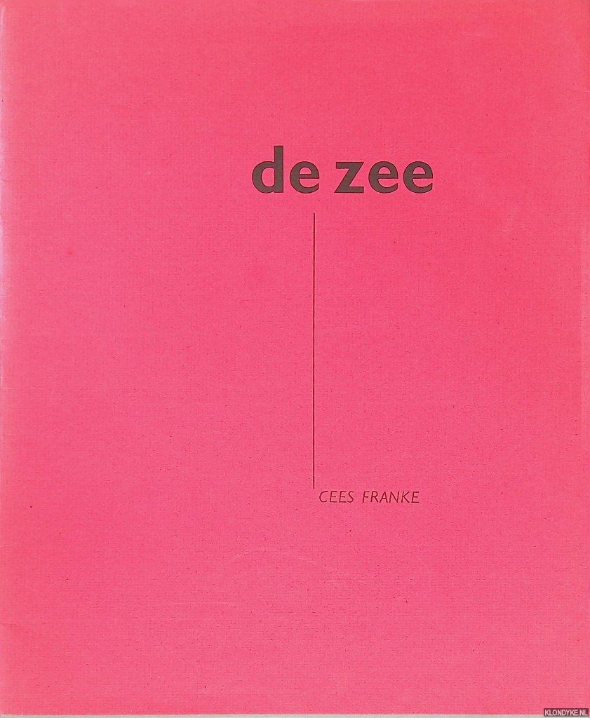 Franke, Cees - De zee *GESIGNEERD*