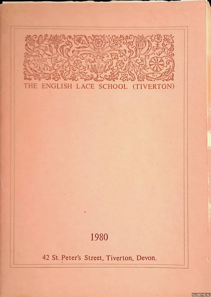 Various - Prospectus: The English Lace School