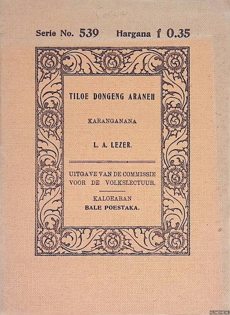 Lezer, L.A. - Tiloe dongeng araneh