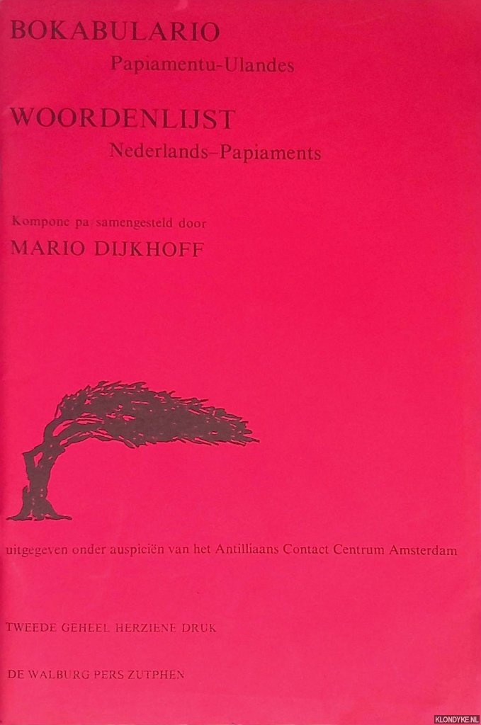 Dijkhoff, Mario - Bokabulario Papiamentu-Ulandes; Woordenlijst Nederlands-Papiaments