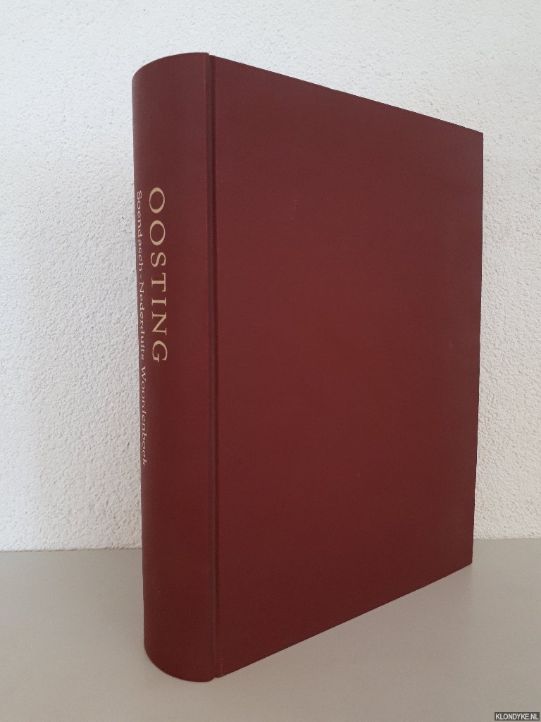 Oosting, H.J. - Soendasch-Nederdfuitsch woordenboek op last van het Gouvernement van Nederlandsch-Indi - Eerste stuk