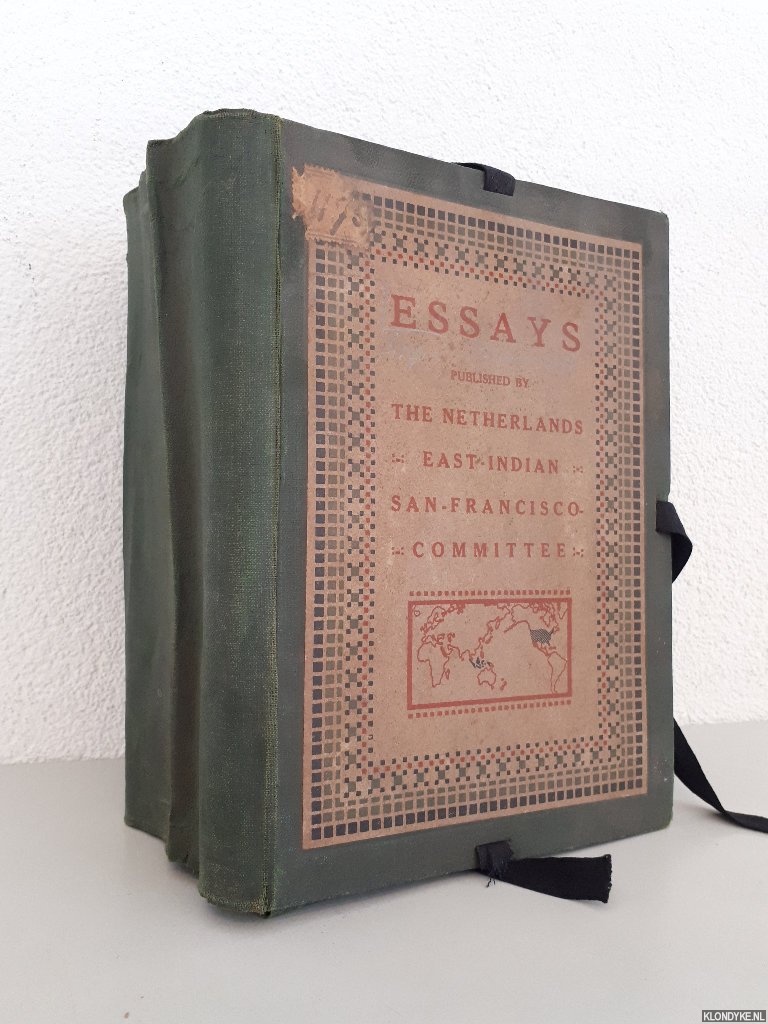 Brink, J. ten - and others - Essays published by The Netherlands East-Indian San-Francisco Committee (II-XXXII in folder)