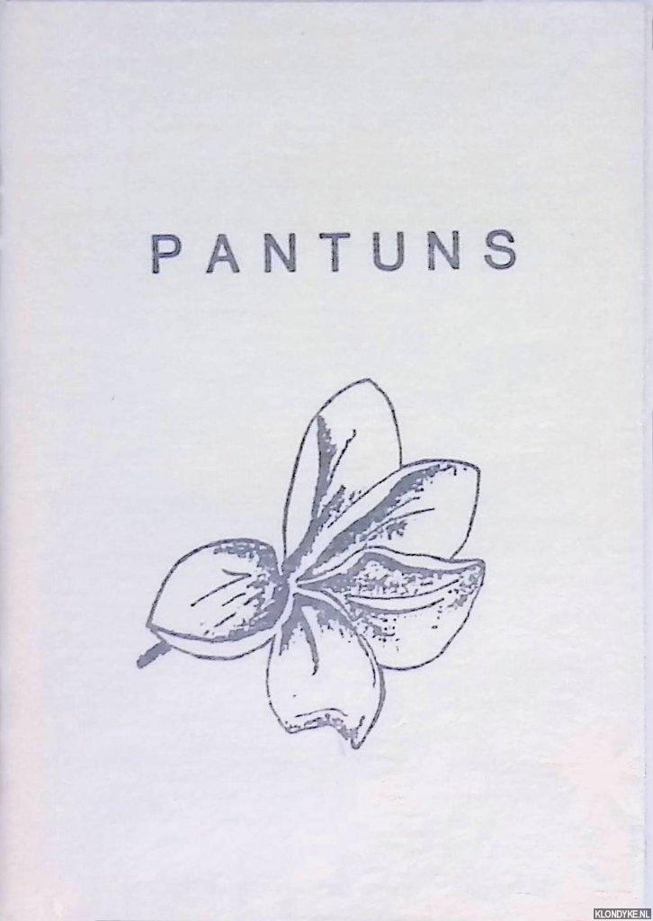 Rookmaaker, Angela & Alfred van der Helm - Pantuns: uit het Maleis *GESIGNEERD*