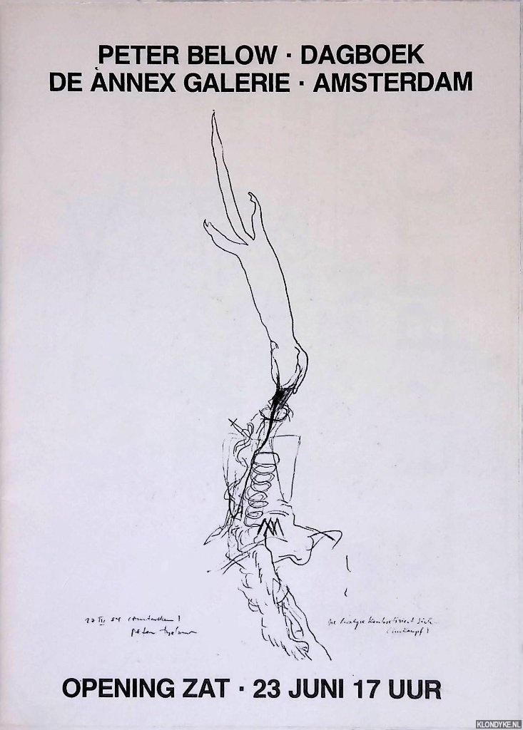 Bant, Hans - Peter Below: dagboek: tekeningen/objecten
