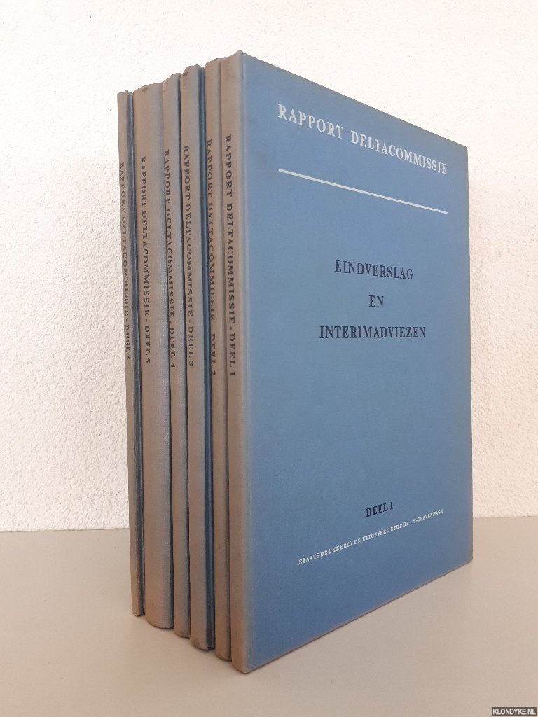 Deltacommissie - Rapport Deltacommissie (6 delen)