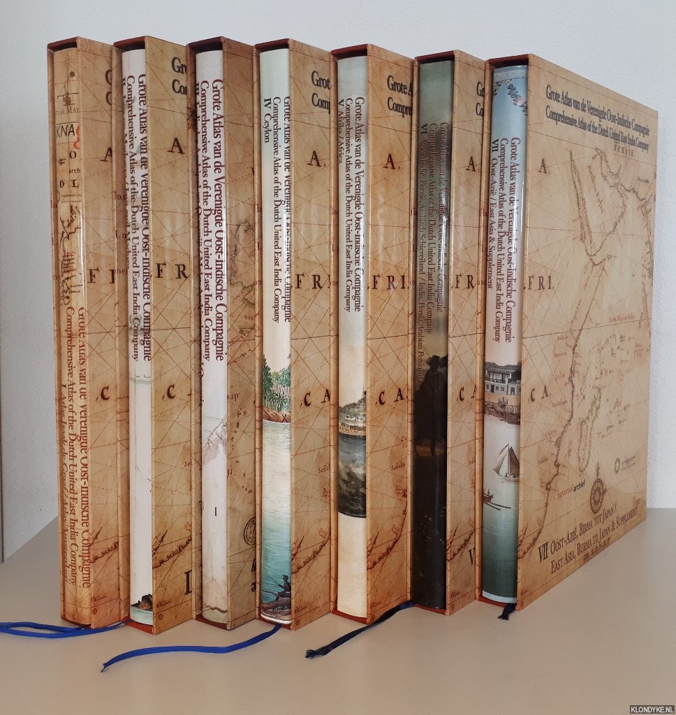 Schilder, Gnter - and others - Grote Atlas van de Verenigde Oost-Indische Compagnie = Comprehensive Atlas of the Dutch United East India Company (7 volumes)