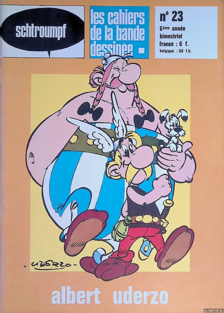 Glnat-Guttin, Jacques - and others - Schtroumpf: les cahiers de la bande dessine 23: Abert Uderzo