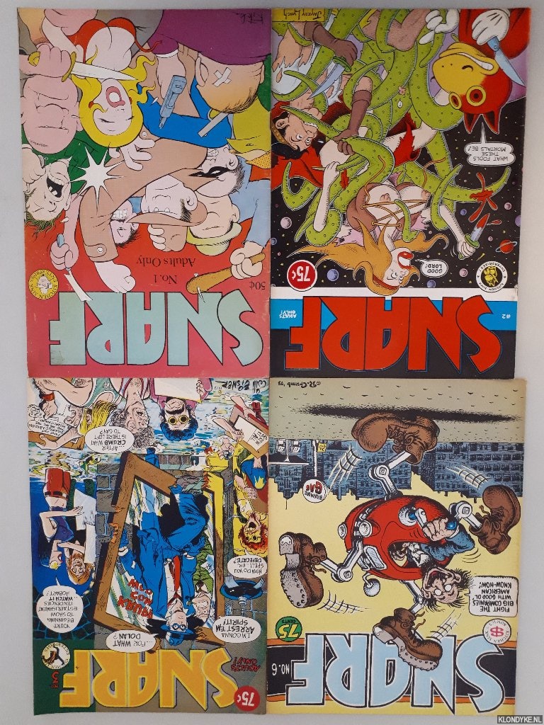 Kitchen, Denis (editor) - Snarf: adults only! (4 issues)