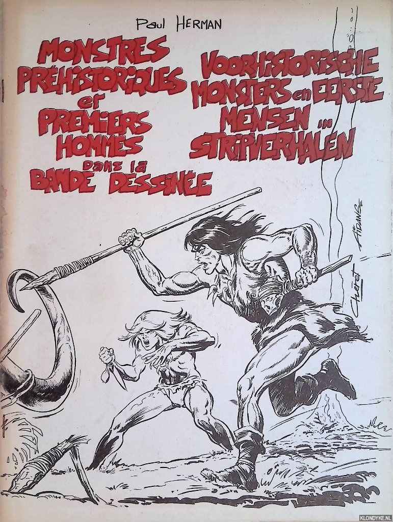 Herman, Paul - Monstres prhistoriques et premiers hommes dans la bande dessine = Voorhistorische monsters en eerste mensen in stripverhalen