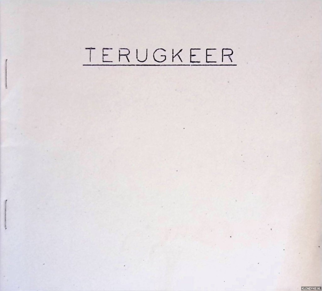Reve, Gerard K. van 't - Terugkeer: gedichten *GESIGNEERD*
