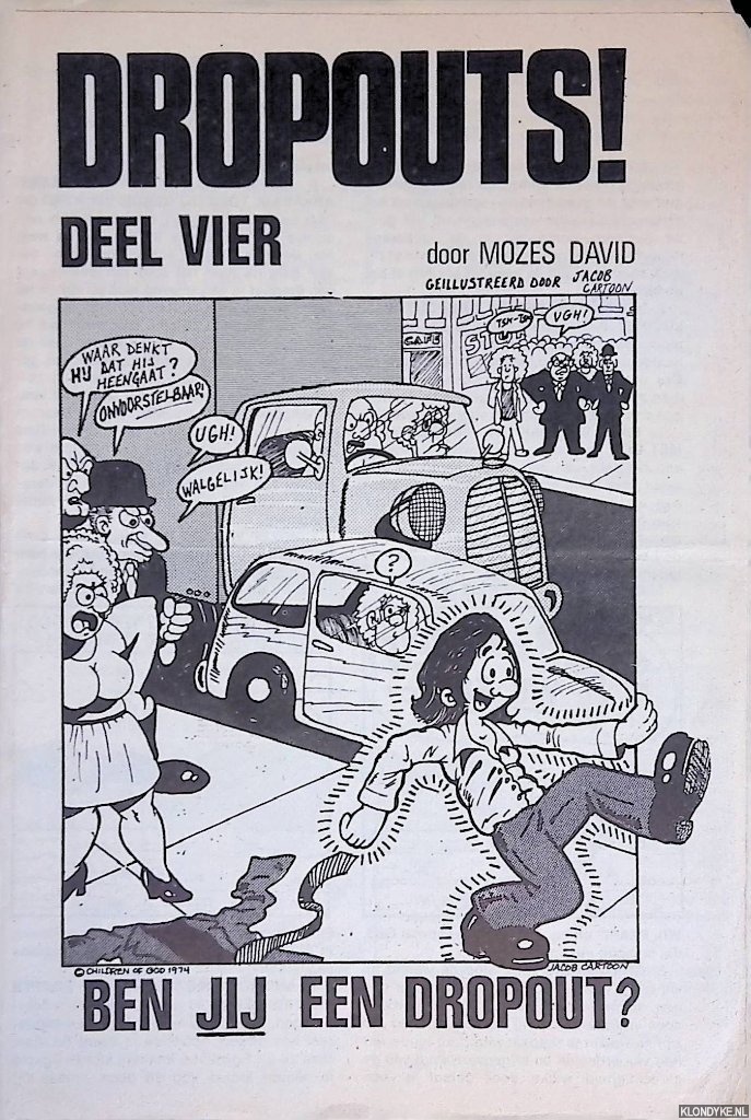 David, Mozes & Jacob Cartoon (illustraties) - Dropouts! Deel 4