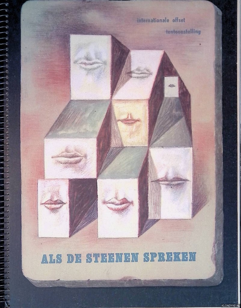 Bons, Jan (verzorging) - Stedelijk Museum Amsterdam: Als stenen spreken. Internationale Offset-tentoonstelling