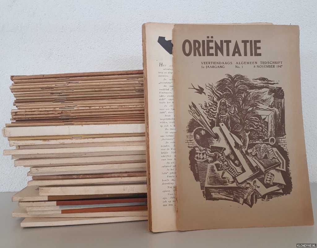Vries, Dirk de - en anderen - Orintatie: Veertiendaags Algemeen Tijdschrift (1-46, compleet)