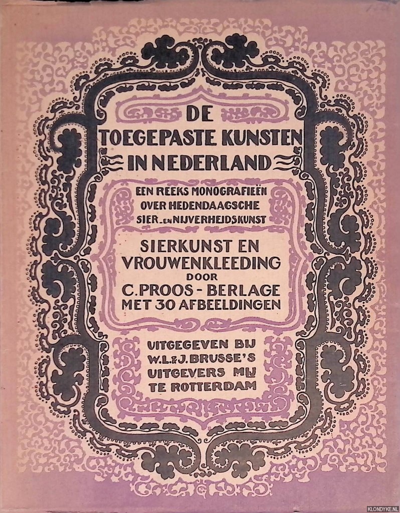 Proos-Berlage, C. - Sierkunst en vrouwenkleeding